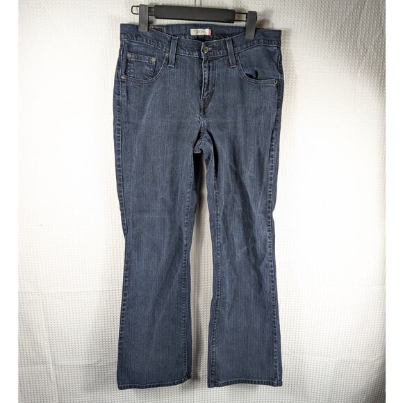 Levi’s 12M Curvy Cut Bootcut Jeans Women Blue Stretch Mid Rise Denim Colombia - Picture 1 of 5